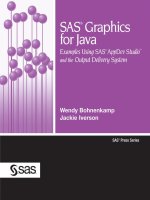 sas graphics for java examples using sas appdev studio and the output delivery system