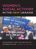 philips sarah d. women's social activism in the new ukraine. development and the politics of differentiation. bloomington, 2008