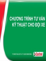 CHƯƠNG TRÌNH TƯ VẤN KỸ THUẬT CHO ĐỘI XE