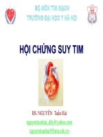 Bài giảng hội chứng suy tim