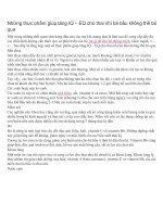 Những thực phẩm giúp tăng IQ