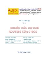 nghiên cứu cơ chế rounting của sisco