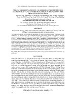 NHU cầu NĂNG LƯỢNG, PROTEIN và AXITAMIN (LYSINE,METHIONINE) của NGAN PHÁP và vịt CVSUPER m GIAI đoạn đẻ TRỨNG TRONG điều KIỆN CHĂN NUÔI tập TRUNG