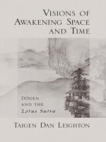 visions of awakening space and time dogen and the lotus sutra may 2007