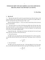 TÍNH TOÁN DẦM TRÊN NÊN KHÔNG GIAN ĐÀN HỒI