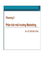 Bài giảng Quản trị marketing: Chương 5 Phân tích môi trường Marketing