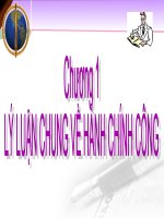 LÝ LUẬN HÀNH CHÍNH NHÀ NƯỚC