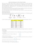 Phân tích hồi qui tuyến tính với SPSS