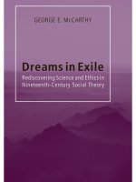 state university of new york press dreams in exile rediscovering science and ethics in nineteenth-century social theory apr 2009