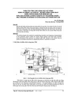 PHÂN TÍCH TÍNH CHẤT ĐỘNG HỌC HỆ THỐNG  ĐỘNG CƠ DIESEL LAI CHÂN VỊT - BỘ ĐIỀU CHỈNH VÒNG QUAY  NHIỀU CHẾ ĐỘ
