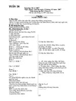 Giáo án lớp 5 tuần 26