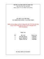 Tiểu luận tài chính ngân hàng và sự phát triển: Nghiên cứu hoạt động của Quỹ tín dụng nhân dân TYM. Phân tích thực trạng và một số đóng góp của Quỹ tới quá trình phát triển kinh tế địa phương