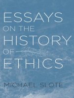 essays on the history of ethics dec 2009