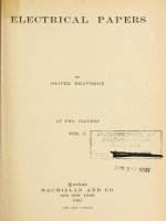 heaviside oliver - electrical papers vol 1