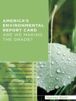 the mit press americas environmental report card are we making the grade dec 2004