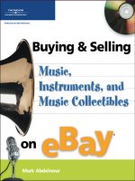 buying & selling music, instruments, and music collectibles