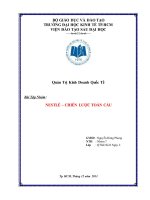 Bài Tập Nhóm: Nestlé  Chiến lược toàn cầu