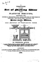 accum - 1820 - a treatise on the art of making wine from native fruits