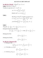 ôn tập xác xuất thống kê