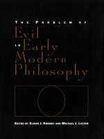 university of toronto press the problem of evil in early modern philosophy dec 2001