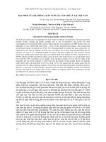 ĐẶC điểm của hệ THỐNG CHĂN NUÔI GIA cầm NHỎ lẻ tại VIỆT NAM