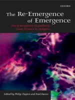the re-emergence of emergence the emergentist hypothesis from science to religion aug 2006
