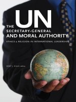georgetown university press the un secretary-general and moral authority ethics and religion in international leadership dec 2007