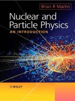 nuclear and particle physics - an introduction