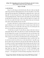 giải pháp quản lý công tác bồi dưỡng học sinh giỏi ở trường trung học phổ thông