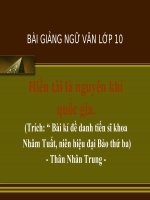 Hiền tài là nguyên khí quốc gia