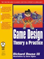 game design - theory and practice