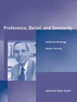 the mit press preference belief and similarity selected writings dec 2003