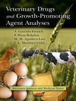 Veterinary drugs and growth promoting agent analyses