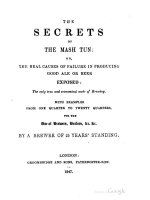 anon - 1847 - the secrets of the mash tun; or, causes of failure in producing good ale or beer