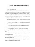 Tài liệu Kỹ thuật phát hiện động dục ở bò cái pptx