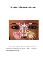 Tài liệu Cách xử trí chấn thương mũi xoang pdf