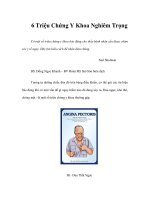 Tài liệu 6 Triệu Chứng Y Khoa Nghiêm Trọng doc