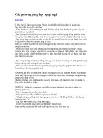 Tài liệu Các phương pháp học ngoại ngữ docx