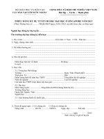 Thông tin, biểu mẫu đăng ký du học Singapore