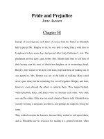 Tài liệu LUYỆN ĐỌC TIẾNG ANH QUA TÁC PHẨM VĂN HỌC-Pride and Prejudice -Jane Austen -Chapter 58 pptx