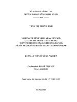 Nghiên cứu bệnh virus khảm lùn ngô (sugarcance mosaic virus – SCMV) tại vùng chương mỹ, đan phượng (hà nội) và sản xuất kháng huyết thanh chẩn đoán bệnh 