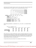 Tài liệu ANALOG BEHAVIORAL MODELING WITH THE VERILOG-A LANGUAGE- P5 ppt