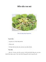 Tài liệu Hến nấu rau má pdf