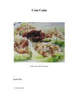 Tài liệu Cơm Cuộn doc