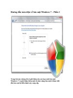 Tài liệu Hướng dẫn toàn diện về bảo mật Windows 7 – Phần 1 docx
