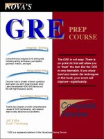 Tài liệu Test knowledge Nova-GRE doc