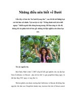 Tài liệu Nh ng i u nên bi t v Bư i G n ây có b n tin “ăn bư i b ung thư ”, sau ó thì có hàng pdf