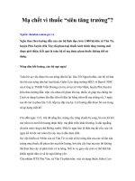 Tài liệu Mạ chết vì thuốc “siêu tăng trưởng”? pptx