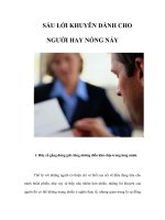 Tài liệu SÁU LỜI KHUYÊN DÀNH CHO NGƯỜI HAY NÓNG NẢY pdf