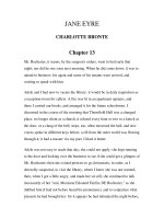 Tài liệu LUYỆN ĐỌC TIẾNG ANH QUA TÁC PHẨM VĂN HỌC-JANE EYRE CHARLOTTE BRONTE Chapter 13 docx